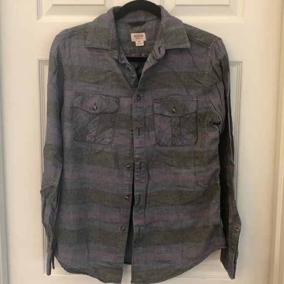 Mossimo long sleeve striped shirt Sz S - Picture 1 of 4